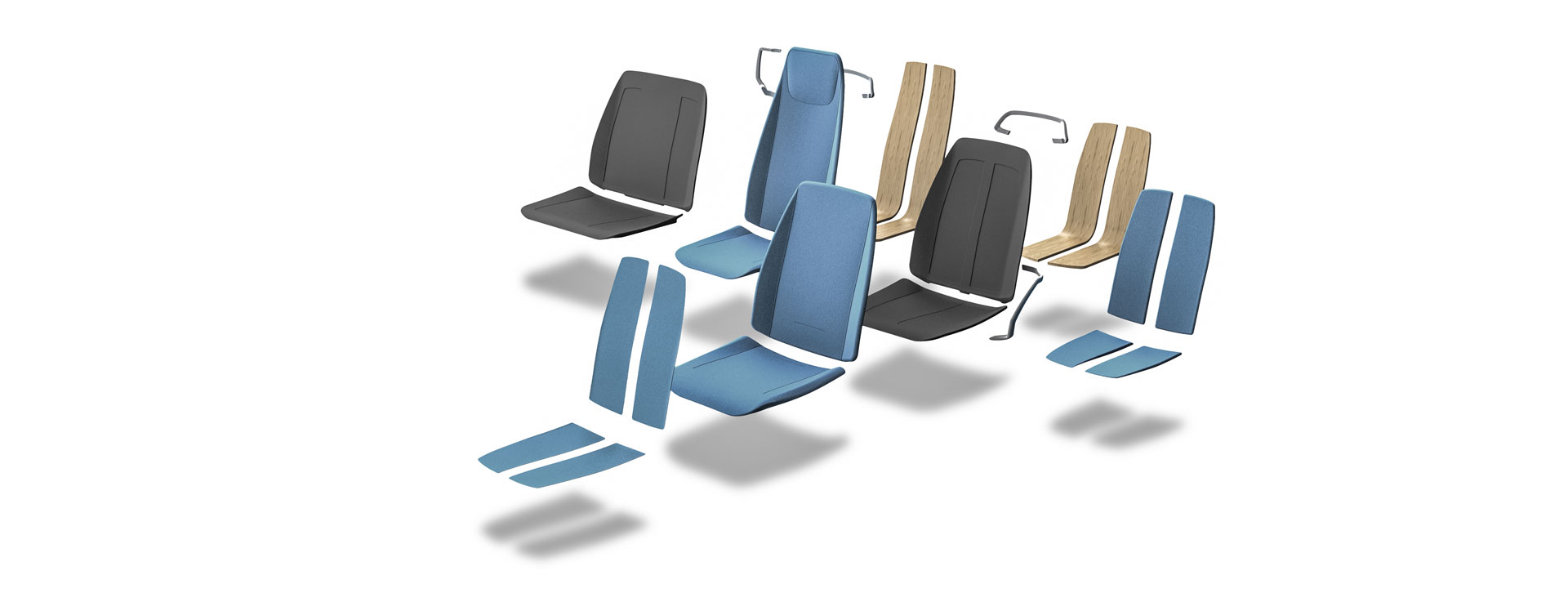 REGINUS ÖPNV Sitzsystem Standard, Komfort, ungepolstert, gepolstert / public transport seating system standard, comfort, non-upholstered, upholstered