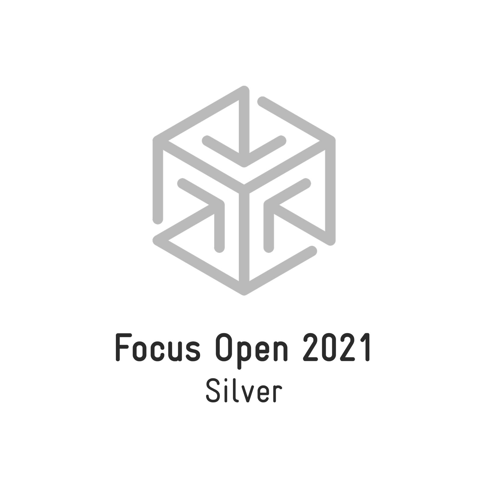 2021 Focus Open logo silver claim
